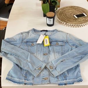 Karen Millen Jean Jacket, Light wash